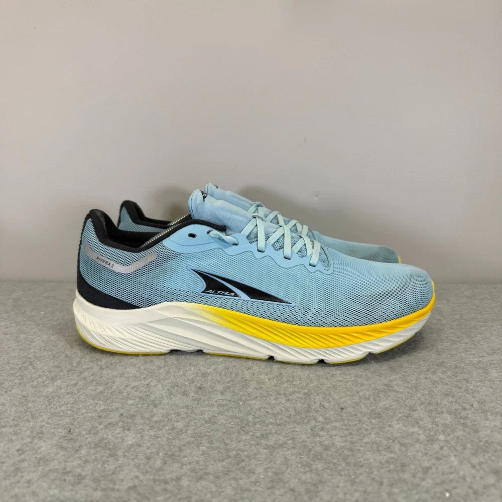 Altra Rivera 3 Womens Shoes Size 9.5 Blue Yellow Running Sneakers AL0A7R6Y470
